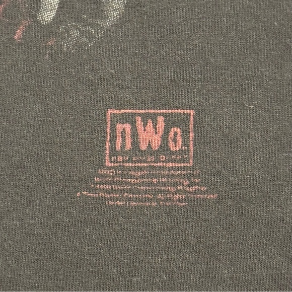 Tultex Vintage 90s XL Black WCW nWo Sting Stinger Wrestling T-Shirt Preshrunk - Picture 4 of 8